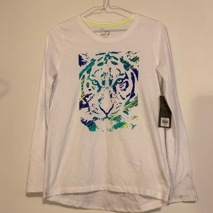 Tiger print long sleeve